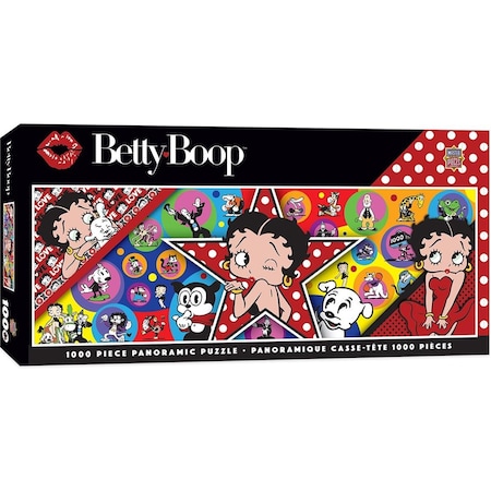 Tropical Pepper Co. MasterPieces Puzzle Betty Boop, Panoramic Puzzle, 1000 Piece 71839
